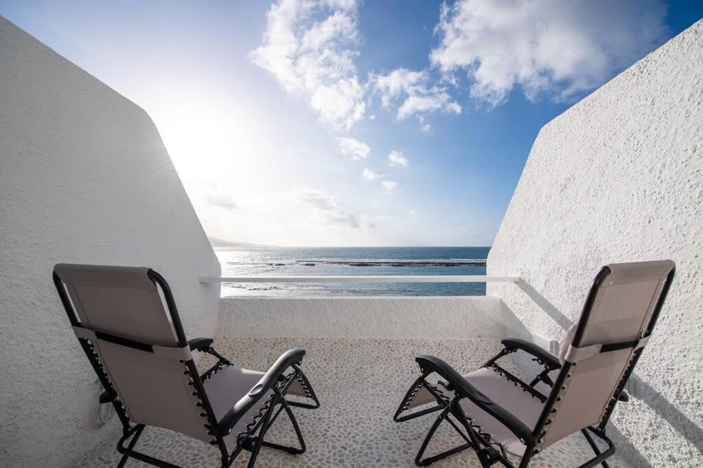 Beachfront Apt With Open Terrace In Las Canteras Leilighet Las Palmas de Gran Canaria Eksteriør bilde