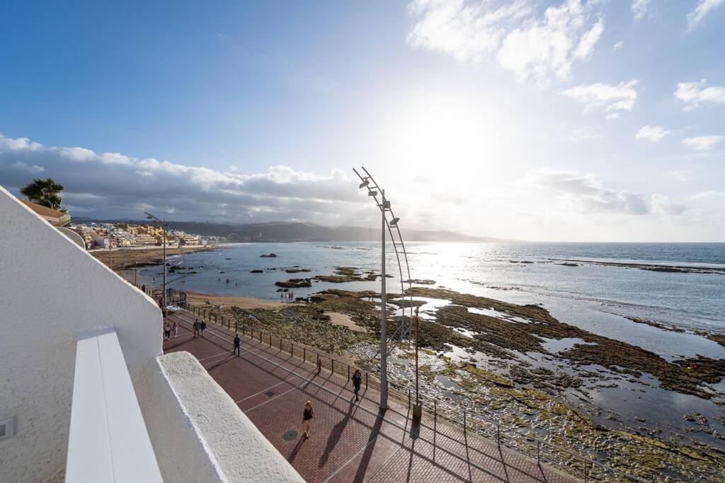 Beachfront Apt With Open Terrace In Las Canteras Leilighet Las Palmas de Gran Canaria Eksteriør bilde