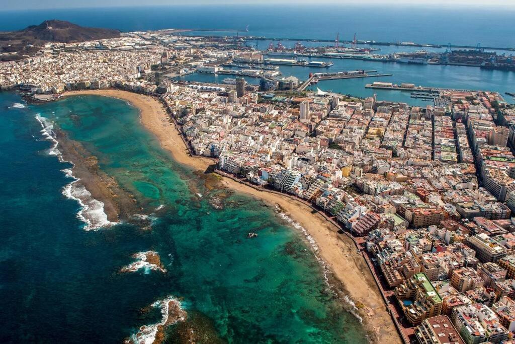 Beachfront Apt With Open Terrace In Las Canteras Leilighet Las Palmas de Gran Canaria Eksteriør bilde