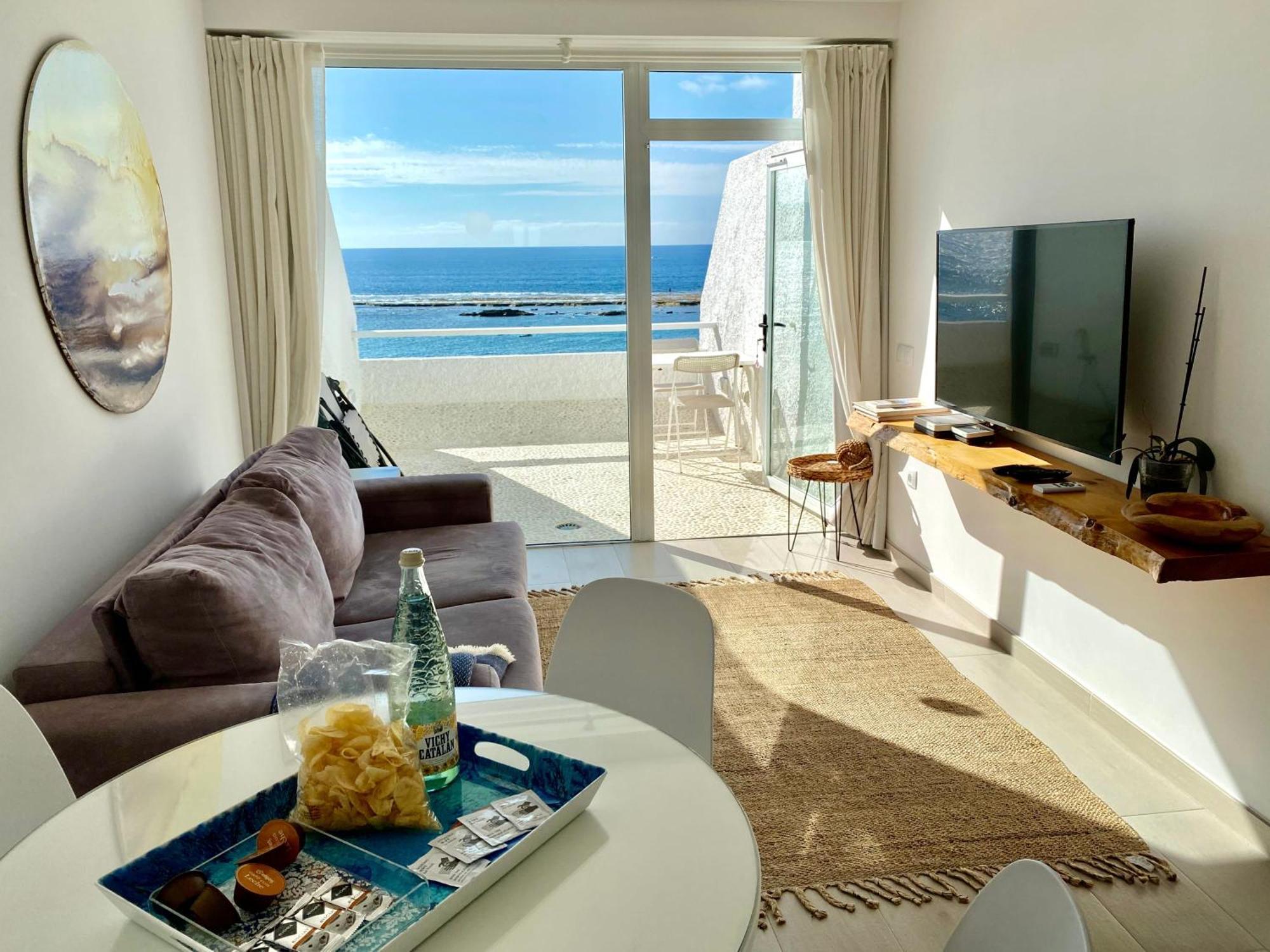 Beachfront Apt With Open Terrace In Las Canteras Leilighet Las Palmas de Gran Canaria Eksteriør bilde